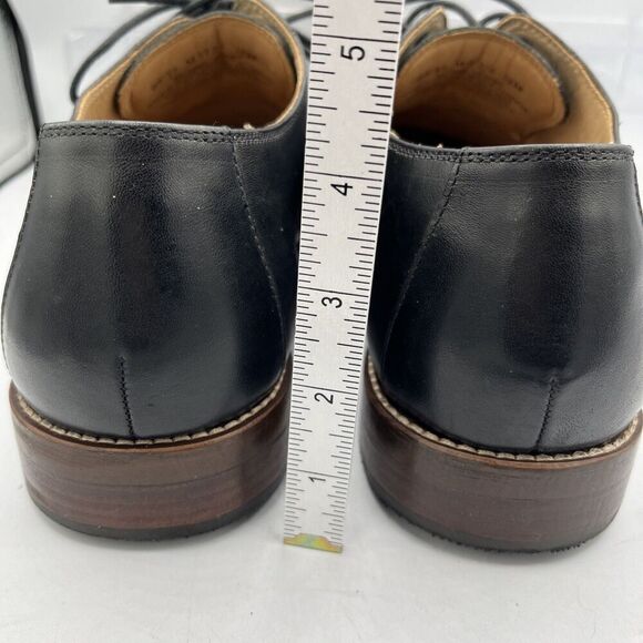 Wallin & Bros Cap Toe Black Leather Lace Up Dress Shoes Size 12M Made in Brazil main image 6